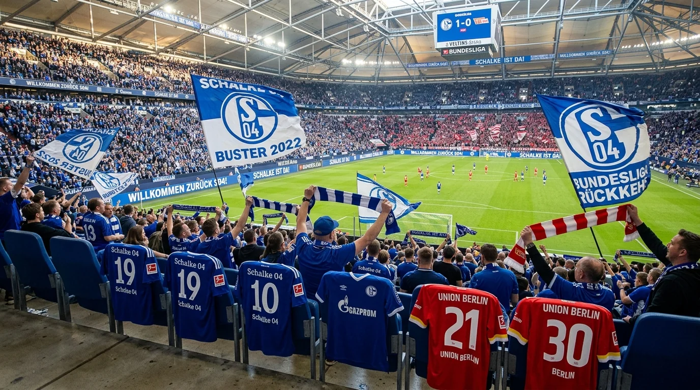 Schalke Celebrate Top-Flight Return with Statement Win Over Union Berlin