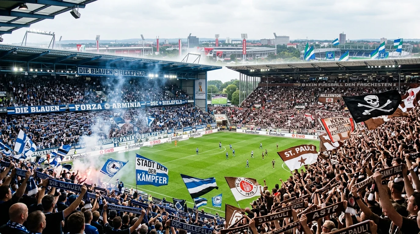 Early Season Tension Builds as Arminia Bielefeld Hosts St. Pauli and Hannover Welcome Karlsruhe