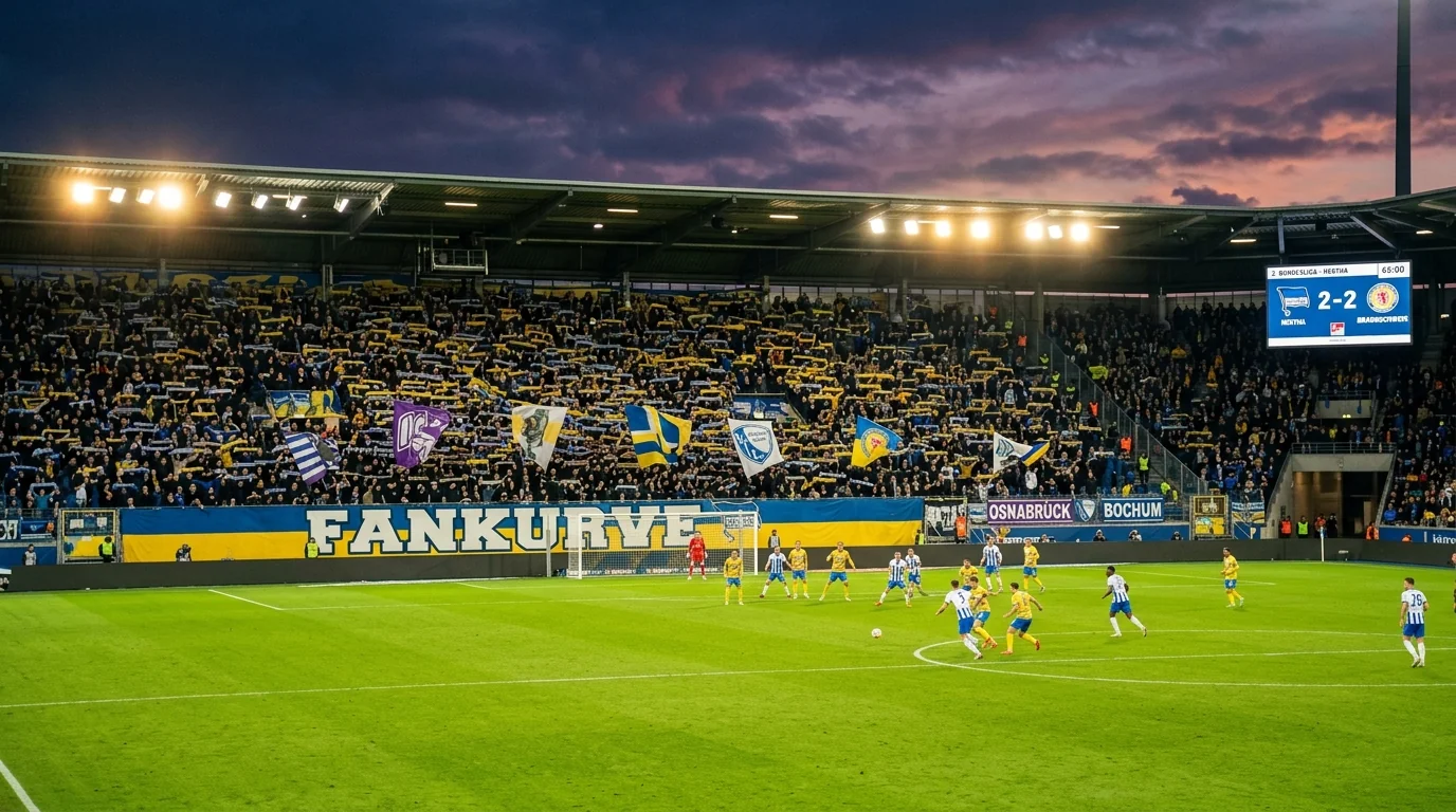 Hertha BSC Shine in Eight-Goal Thriller as Osnabrück Edge Bochum on the Road