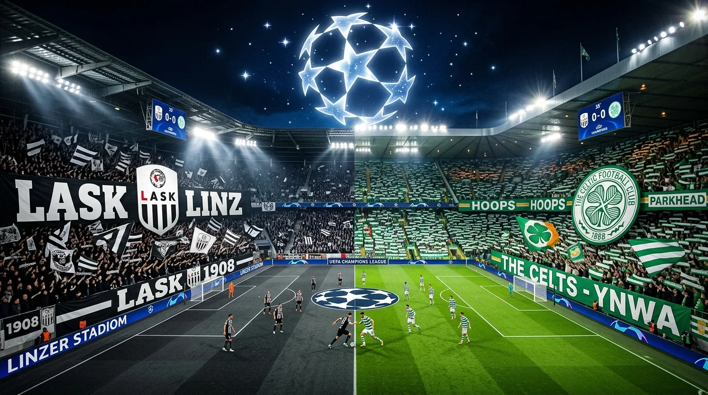 High Stakes and Nerves as LASK Linz and Celtic FC Face Off for Champions League Group Stage Glory
