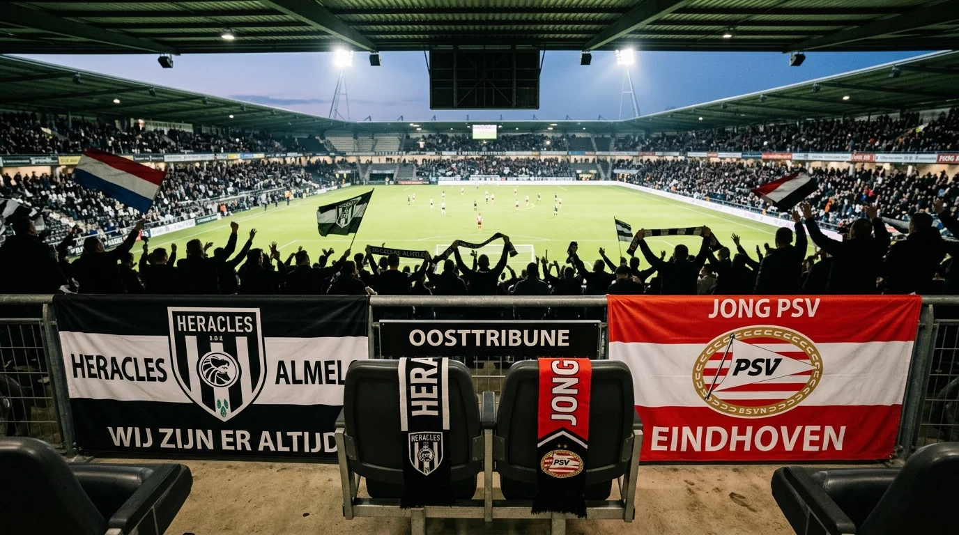 Heracles Almelo Run Riot as Jong PSV Edge Tight Contest in Dramatic Eerste Divisie Day