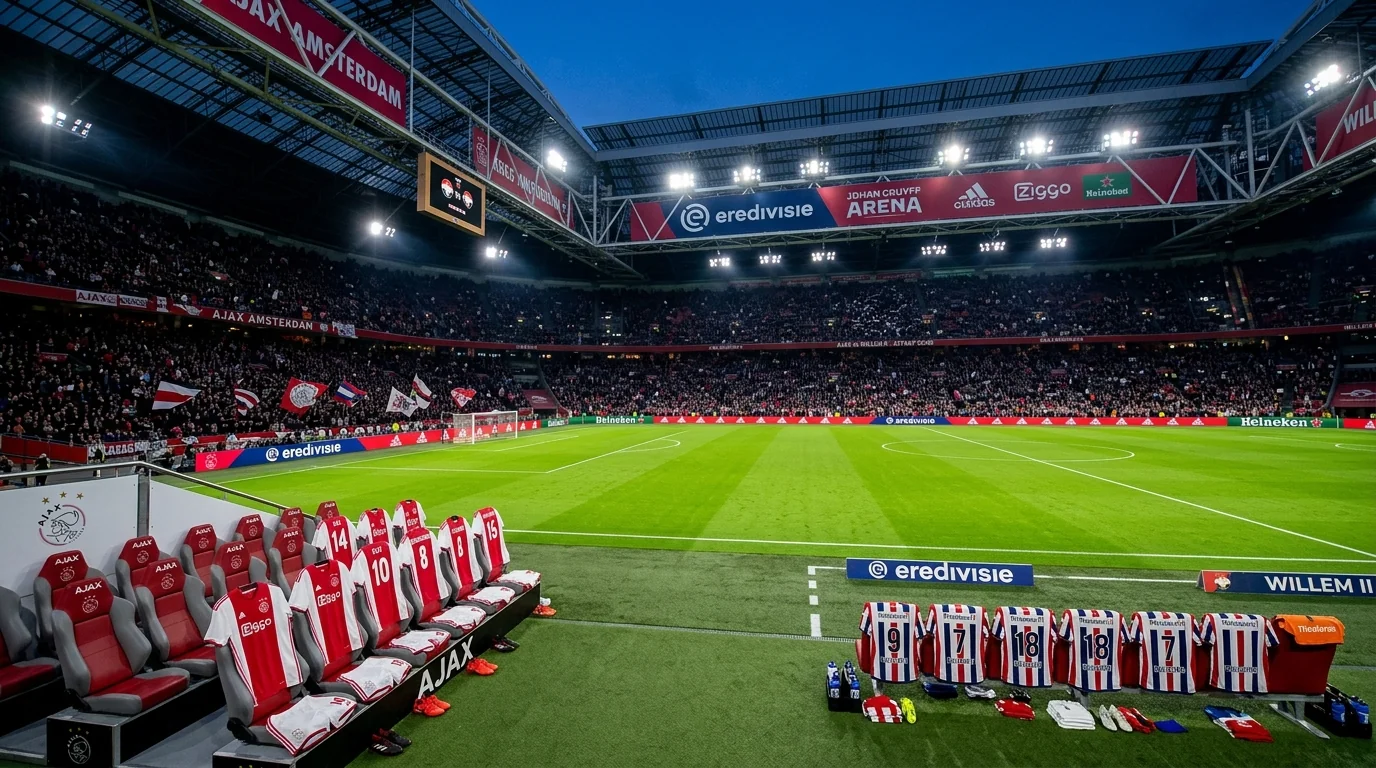 Ajax’s New-Look Lineup Faces Willem II Test as Eredivisie Action Heats Up