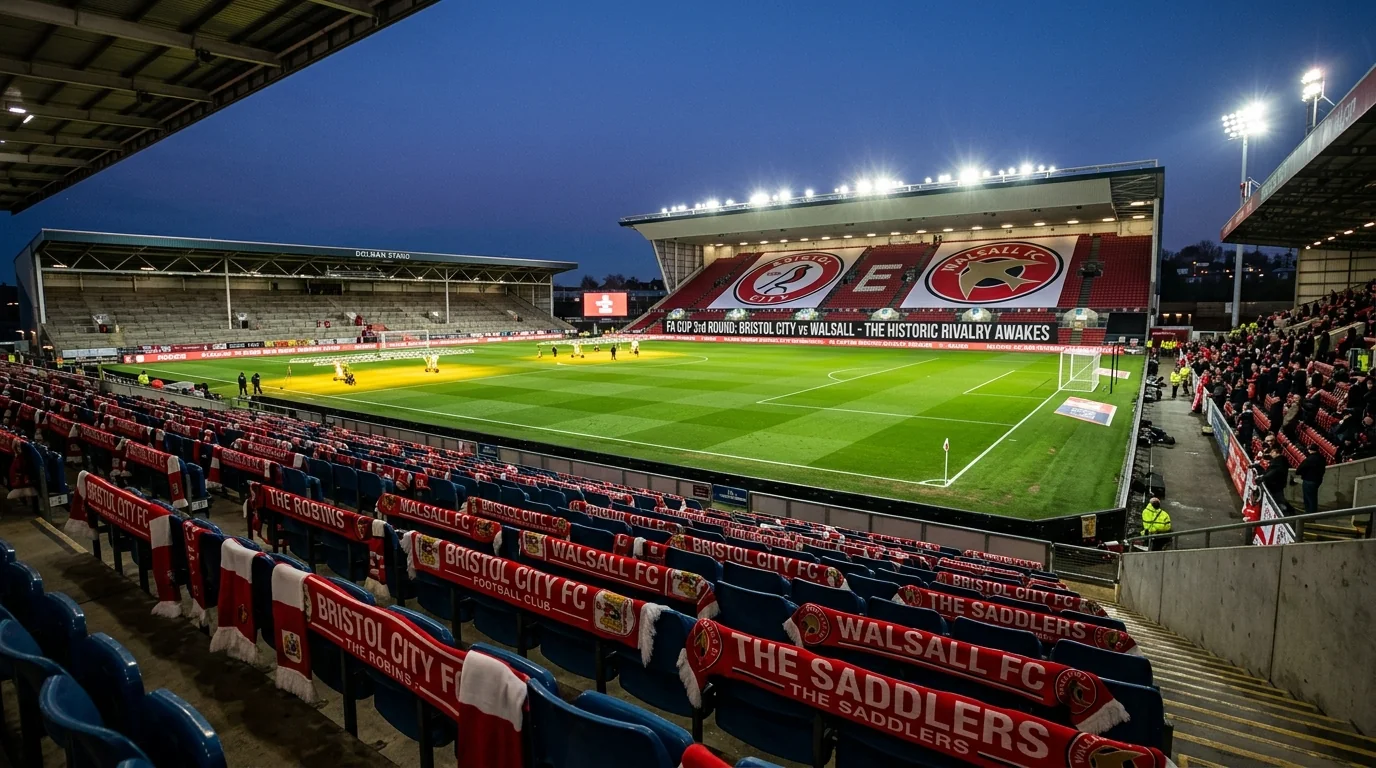 A Storied Rivalry Rekindled as Bristol City FC and Walsall FC Square Off in the Cup
