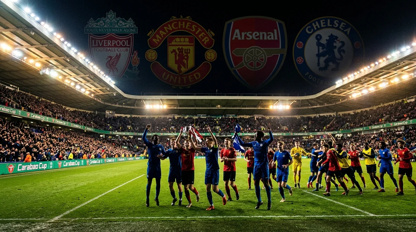 Young Stars Shine and Giants Stumble in a Thrilling Night of Carabao Cup Drama