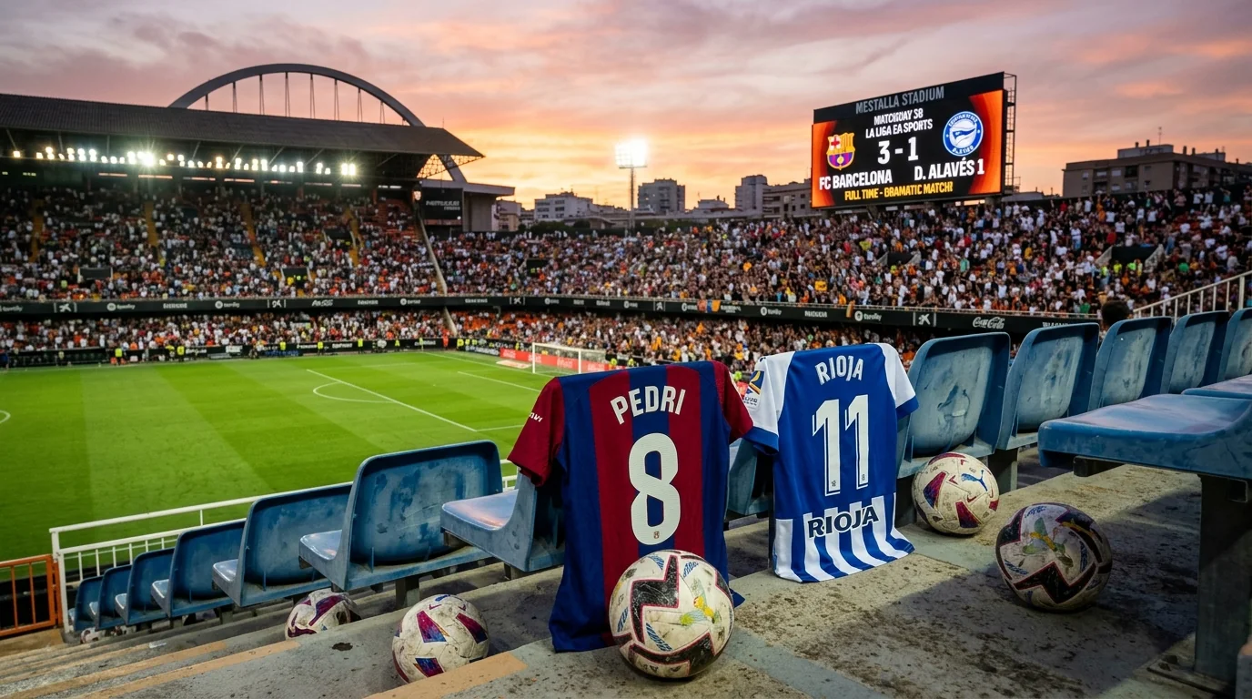 Barcelona Run Riot at Mestalla as Alavés Impress and Draws Abound in LaLiga Thriller