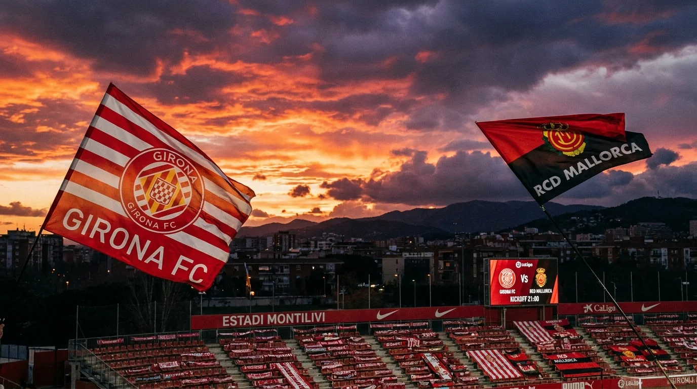 Tension is rising as Girona FC and RCD Mallorca battle for crucial points in the final sprint of La Liga.