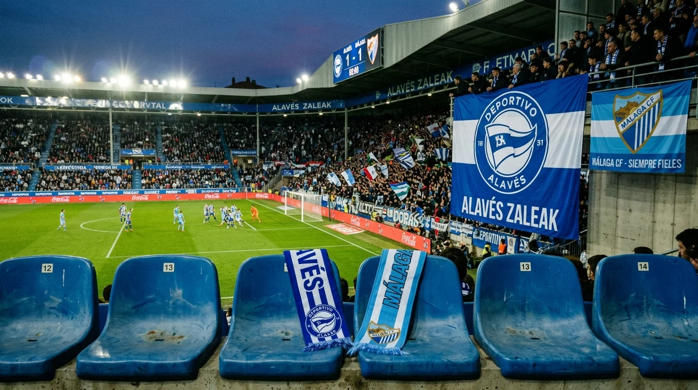 Wild finish in the Basque Country as Málaga hold Alavés