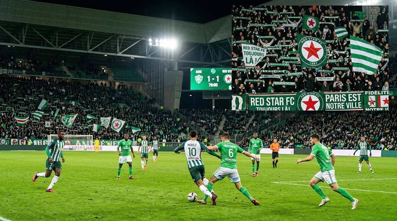 Red Star FC Shine on the Road as Ligue 2 Delivers Drama and Determination
