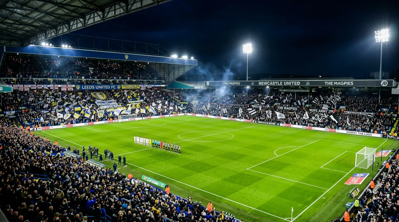 Floodlights and Fierce Battles: Leeds and Newcastle Take Centre Stage on Monday Night