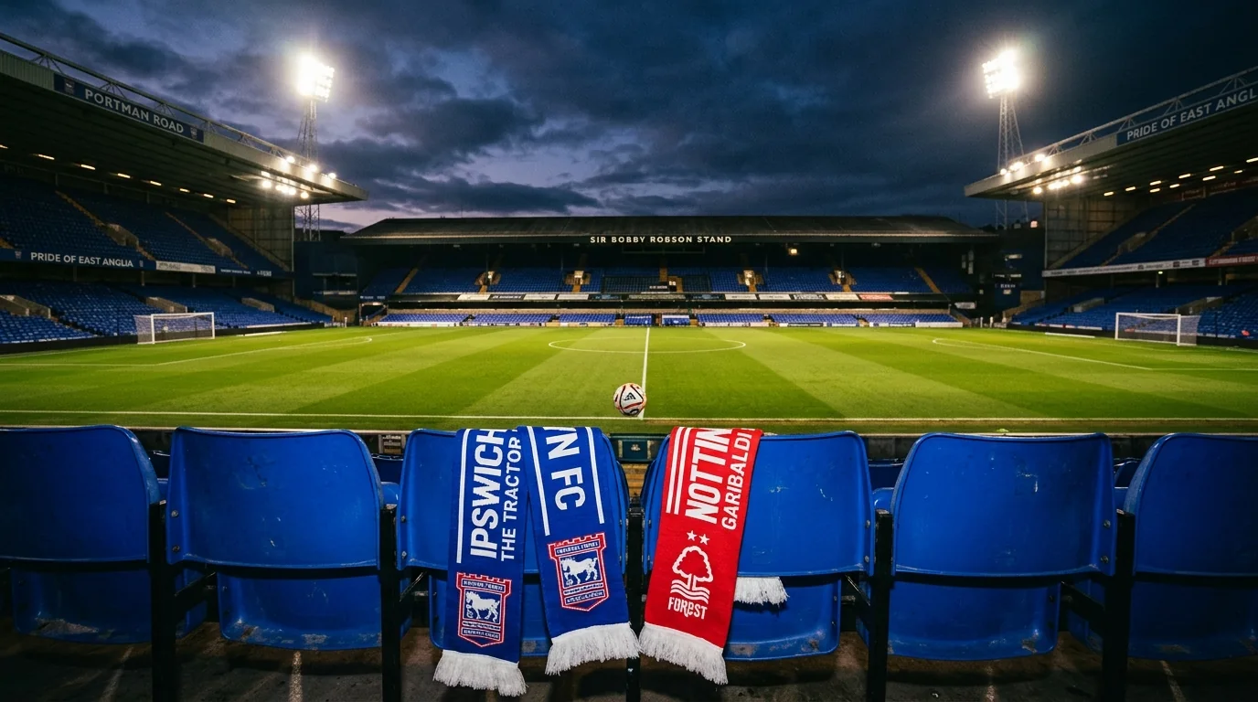 Tense finish and missed chances at Portman Road