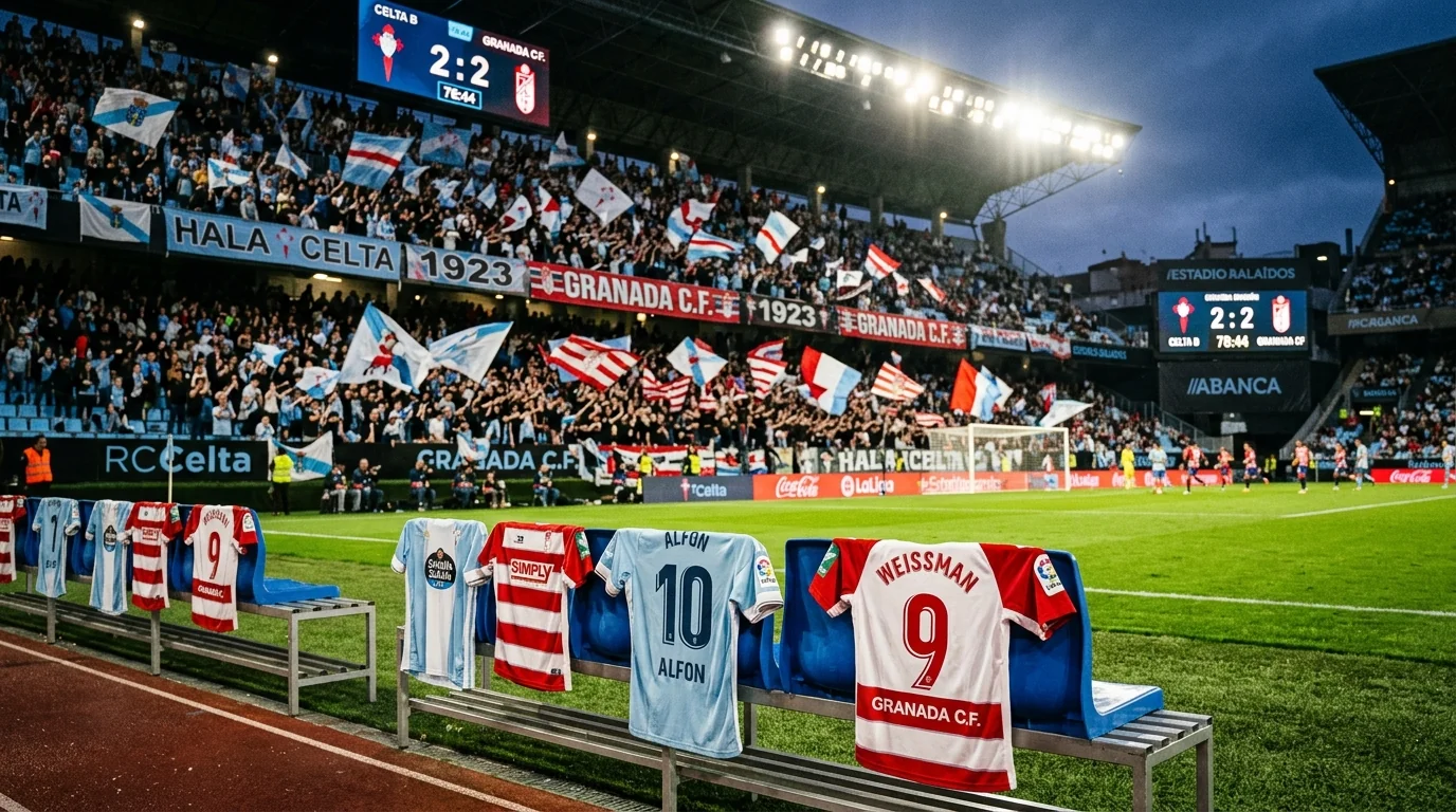 Celta Vigo B Shine with Four-Goal Display as Granada CF Stay Solid at Home