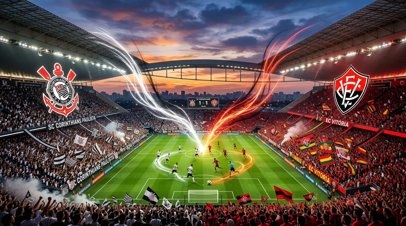 Late Drama and Shared Points as Corinthians, Vitória Battle