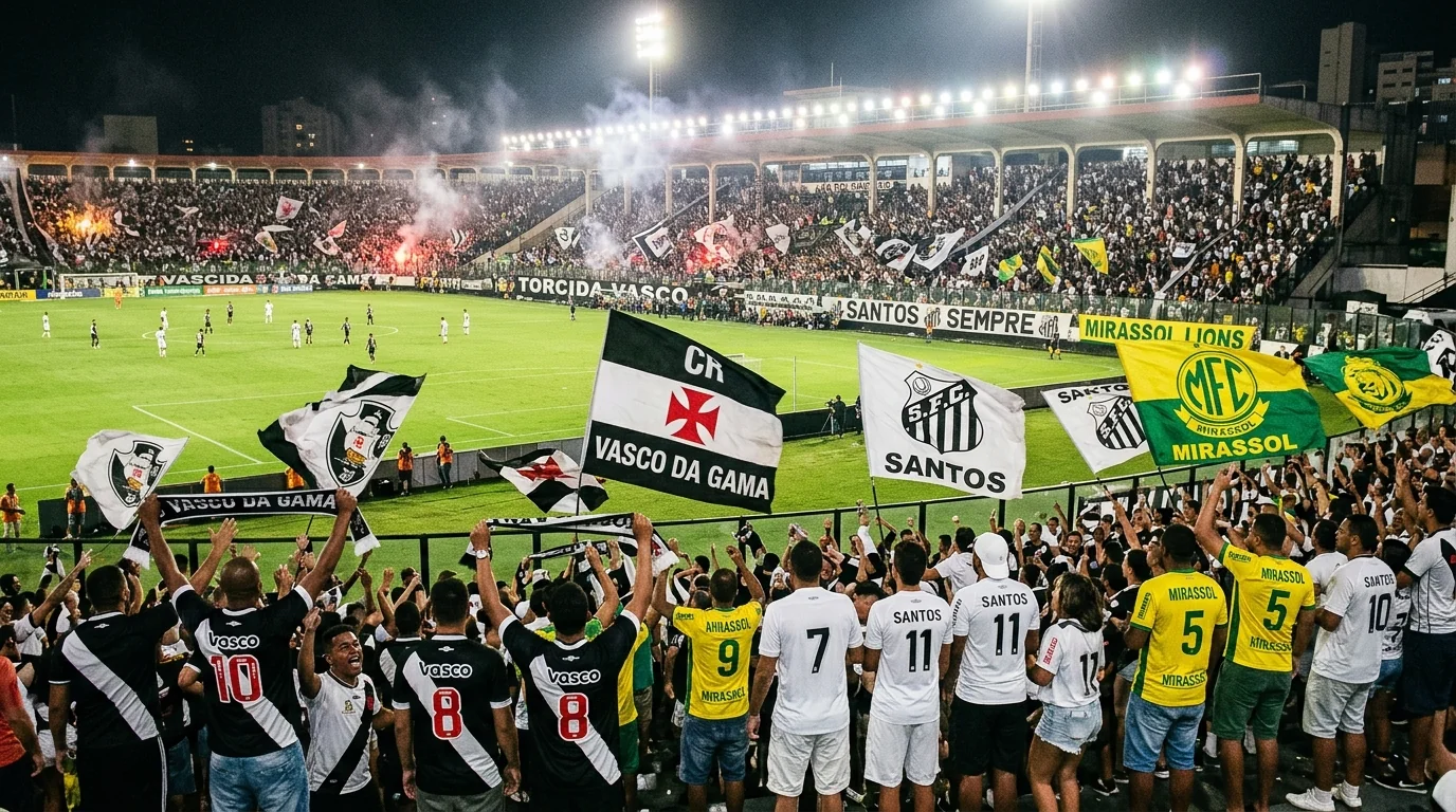 Vasco da Gama Run Riot as Santos Surge and Mirassol Impress on a Dramatic Day in Brazil