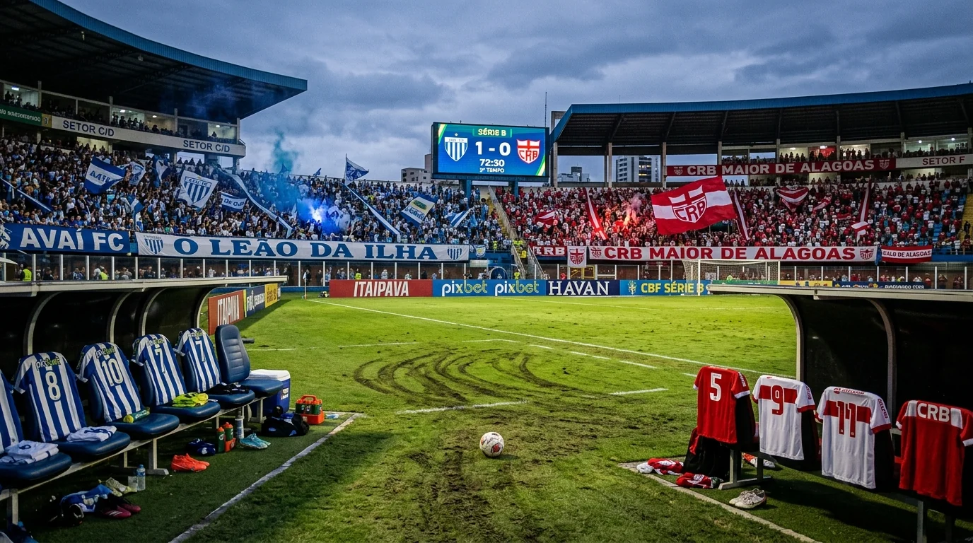 CR Brasil Edges Avaí FC in Hard-Fought Série B Clash