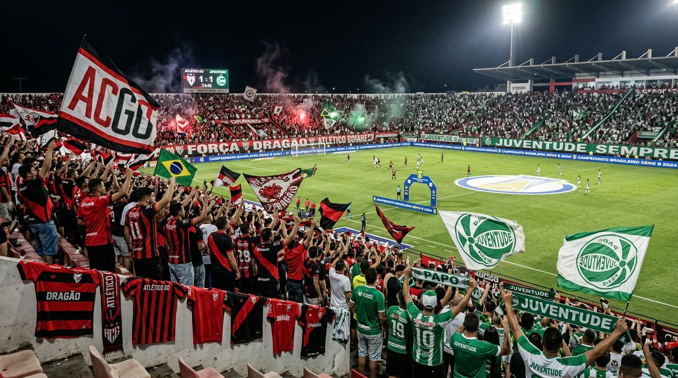 Goianiense’s Dominance and Juventude’s Grit Shine in Action-Packed Série B Day