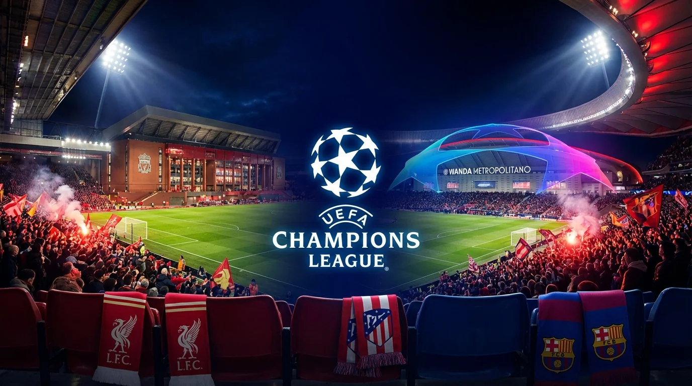 Preview UEFA Champions League – 14/04/2026: Il Liverpool sogna il miracolo ad Anfield, mentre Atlético e Barcellona si sfidano in un derby tutto spagnolo