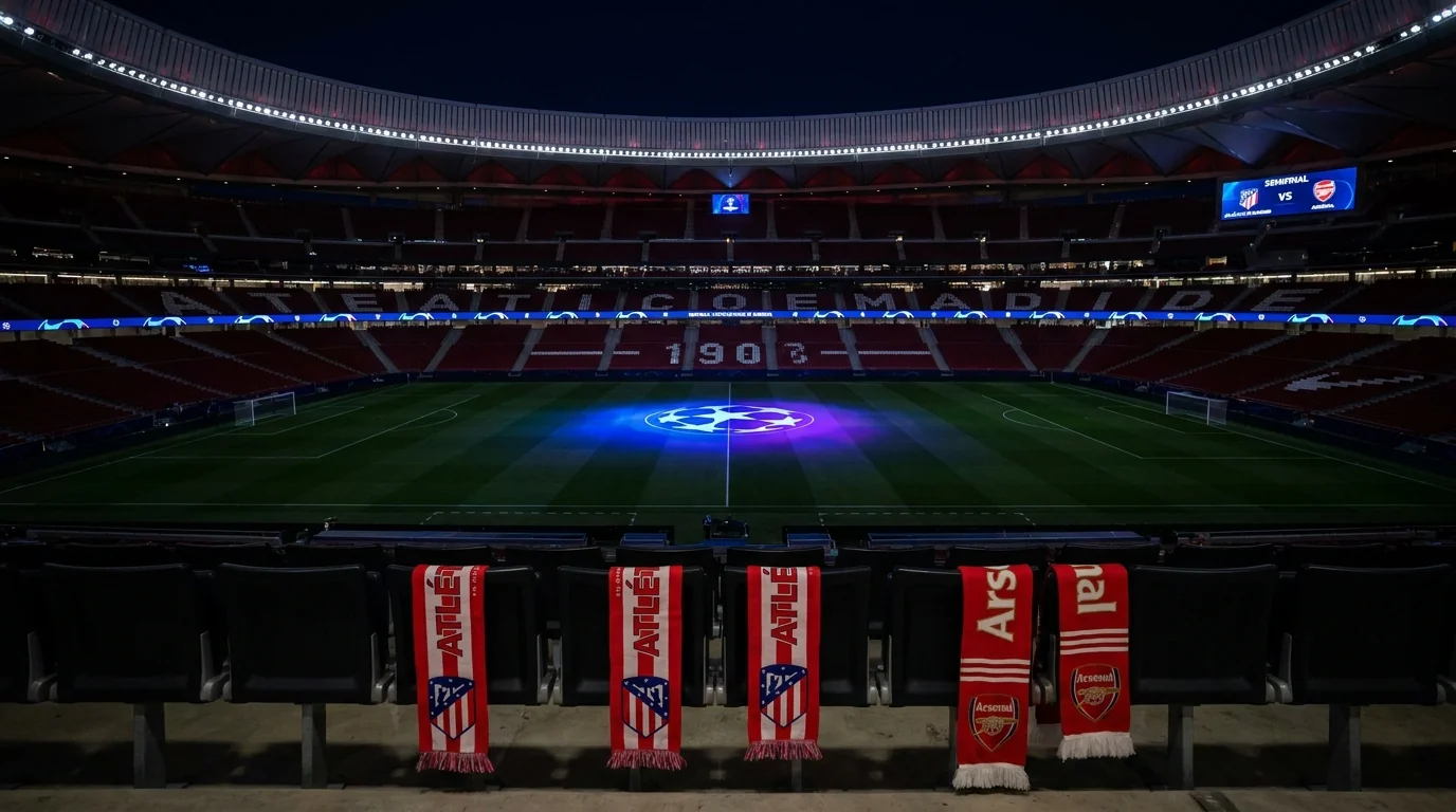 Sale la tensione mentre Atlético de Madrid e Arsenal si sfidano per un posto in finale