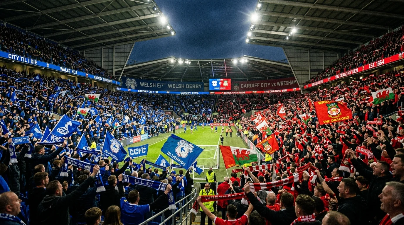 Il derby gallese regala emozioni: Cardiff City e Wrexham si dividono la posta
