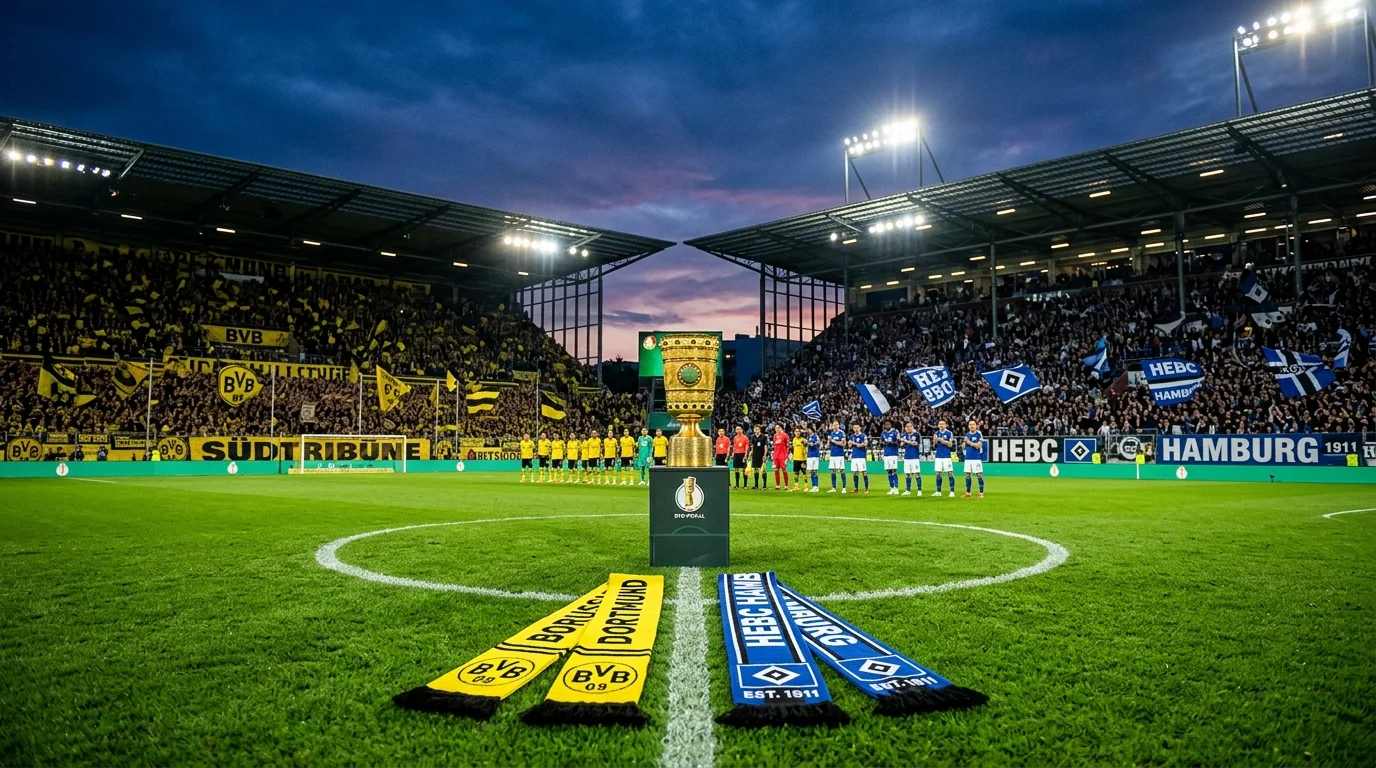 Sogno degli sfavoriti: il Dortmund affronta l’HEBC Amburgo in una sfida di Coppa ad alta tensione