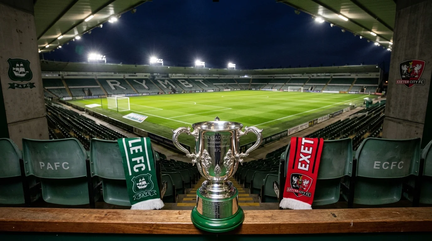 Il Derby del Devon illumina la serata inaugurale della Carabao Cup