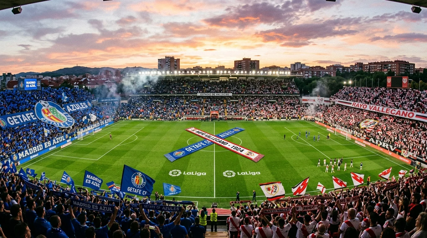 Derby di Madrid sotto i riflettori: il Getafe ospita il Rayo