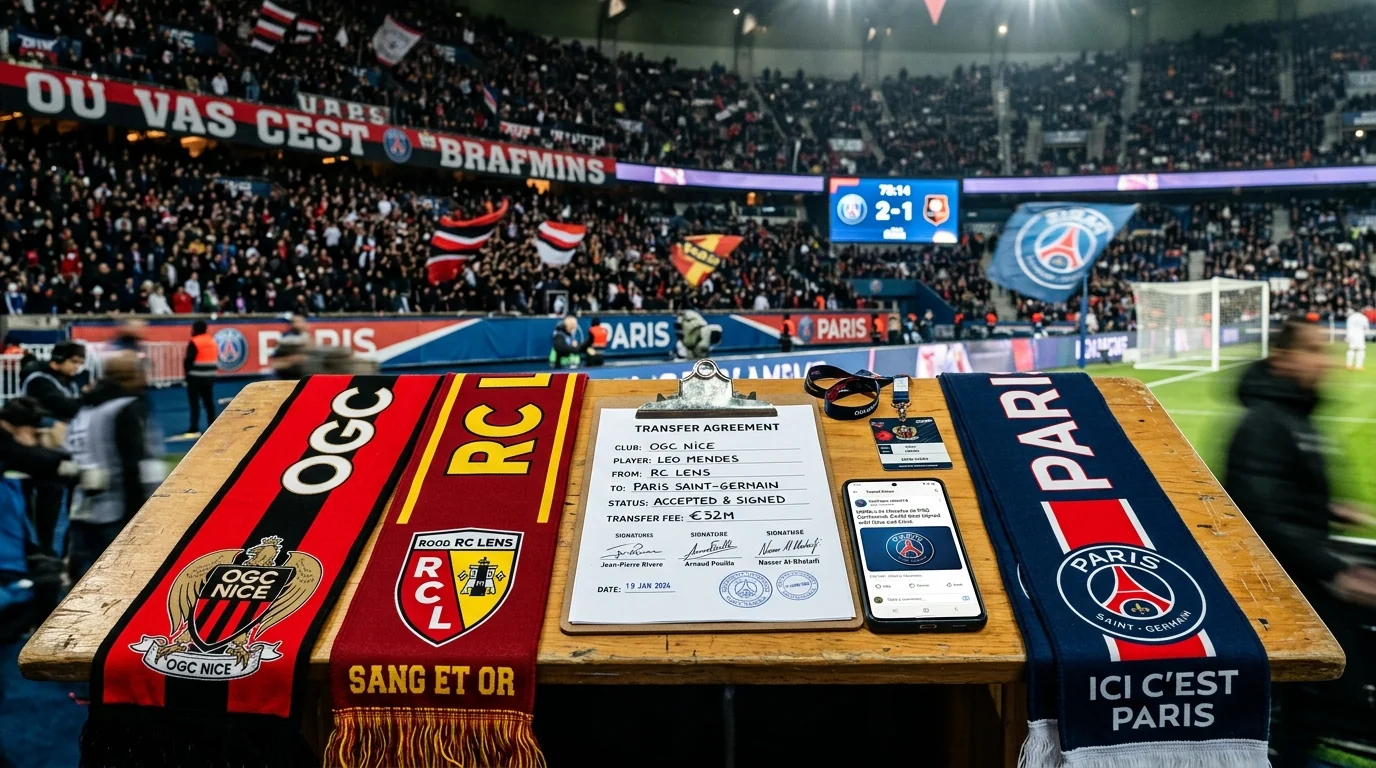 Ligue 1: Il calciomercato si infiamma con Nizza, Lens e Paris al centro degli ultimi movimenti