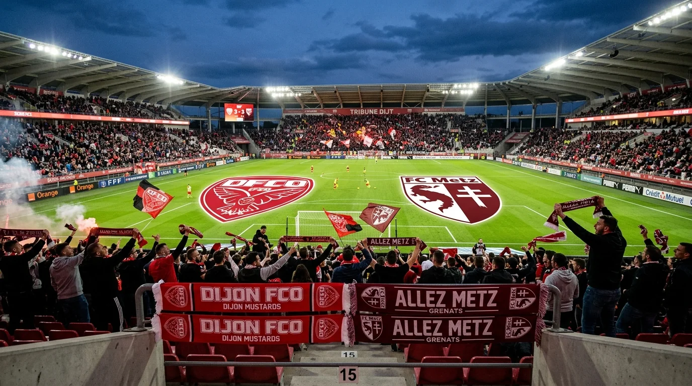 Dijon sorprende il Metz in un thriller da sei gol in Ligue 2