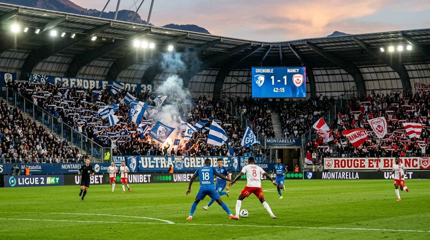 Il Grenoble domina, il Nancy convince e pioggia di pareggi in una giornata combattuta di Ligue 2
