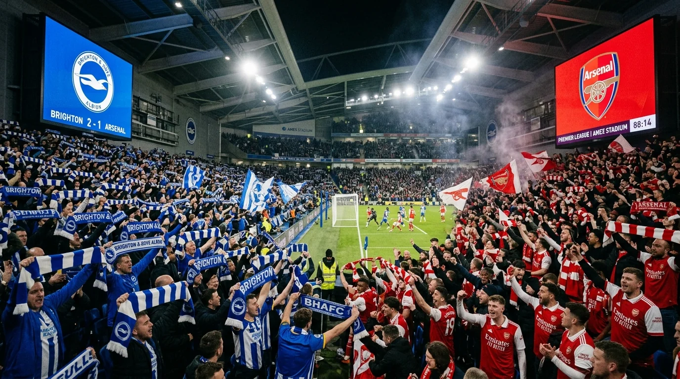 Il Brighton dilaga mentre l’Arsenal conquista una vittoria cruciale