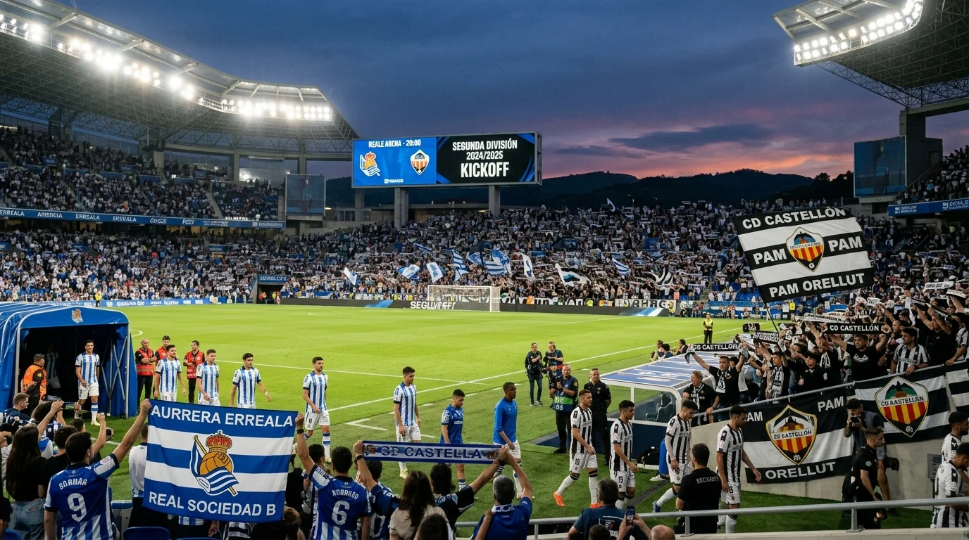 Una nuova stagione prende il via: Real Sociedad B e CD Castellón inaugurano la Segunda División