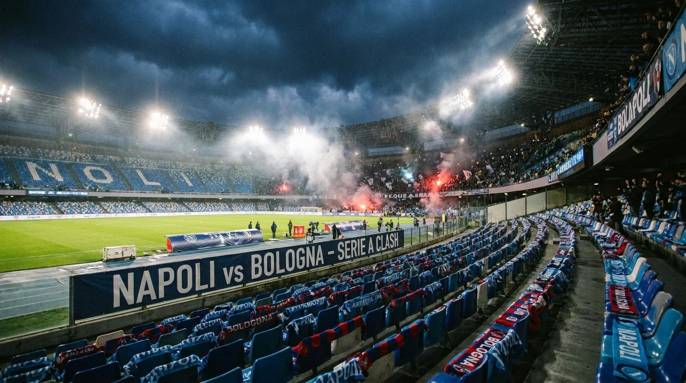 Sale la tensione mentre il Napoli ospita il Bologna in una sfida cruciale di Serie A